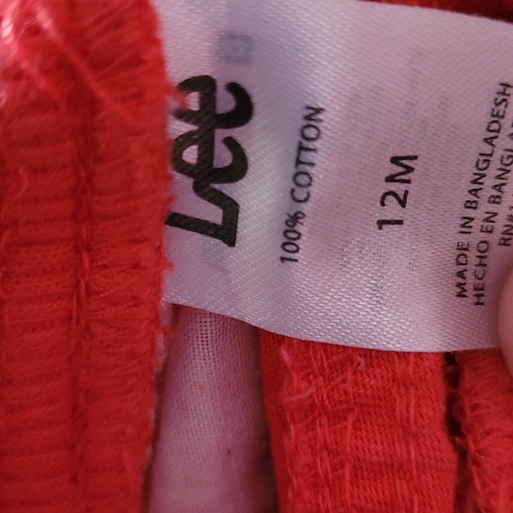 Lee Relaxed Shorts- Red and Blue 12M - Picture 3 of 6